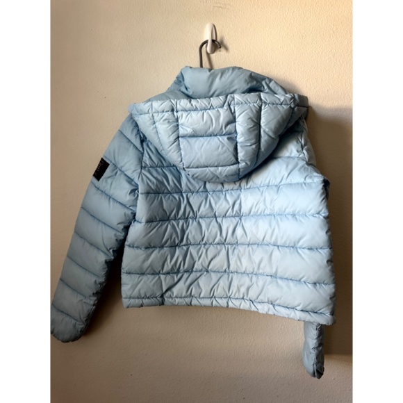 P.E NATION EXPEDITION Cropped Puffer Jacket in summer sky Blue S - Picture 5 of 10